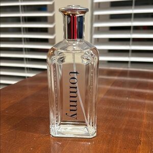 Tommy Hilfiger Clear Glass Perfume Bottle